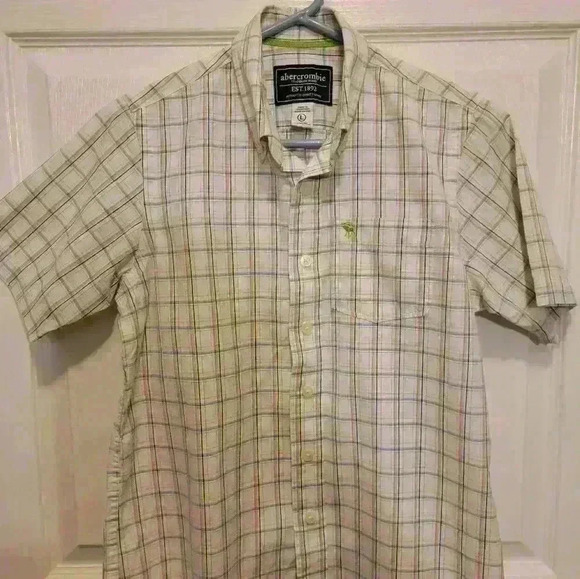 Abercrombie Boys Button up Shirt Size Large previously owned - Picture 1 of 4